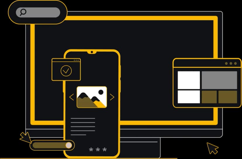 Web & Mobile illustration
