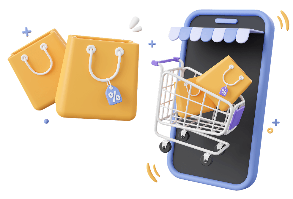 Mobile and shopping cart