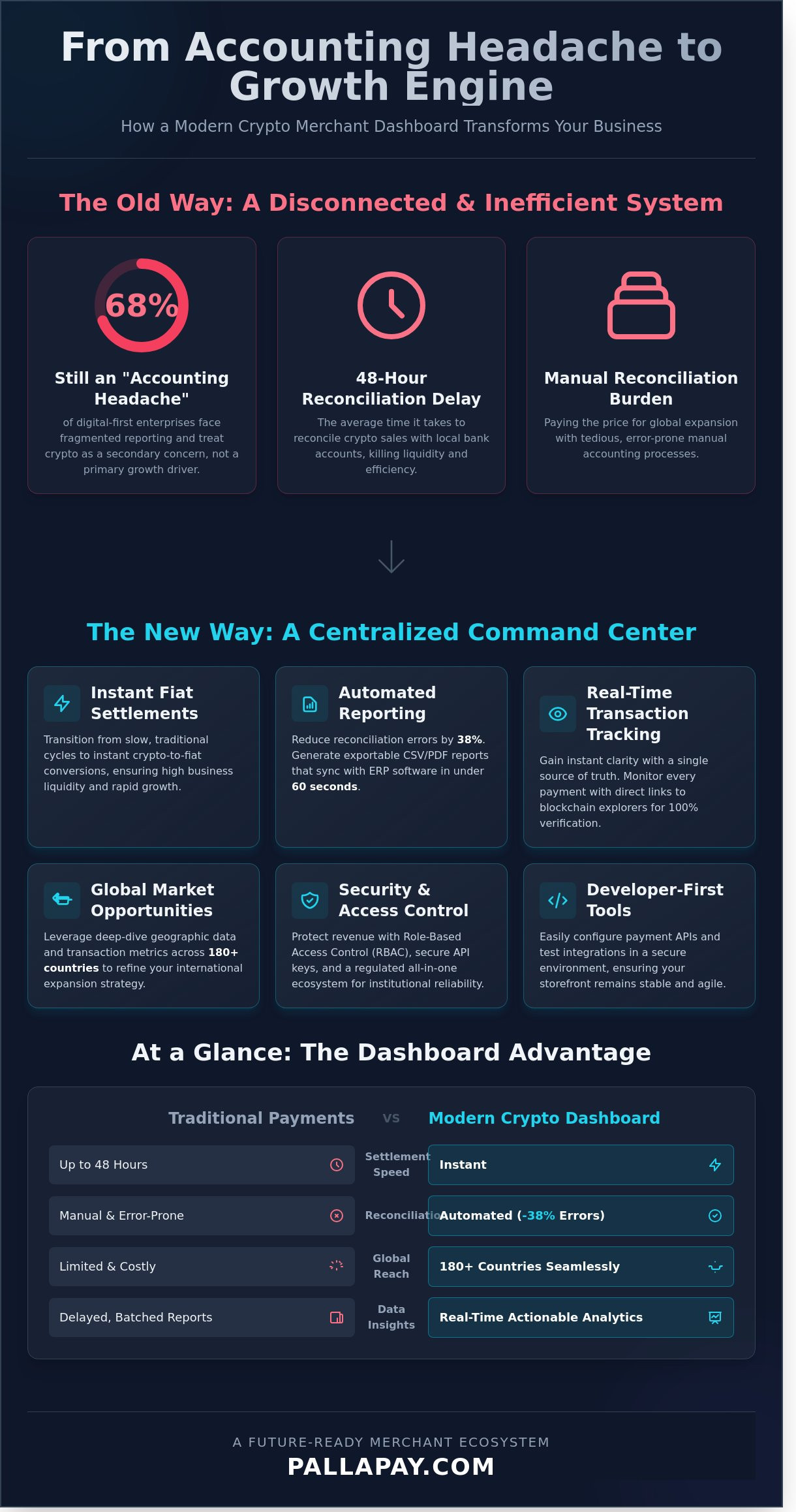 Mastering Your Merchant Dashboard: The Essential Guide to Crypto Payment Management in 2026 - Infographic