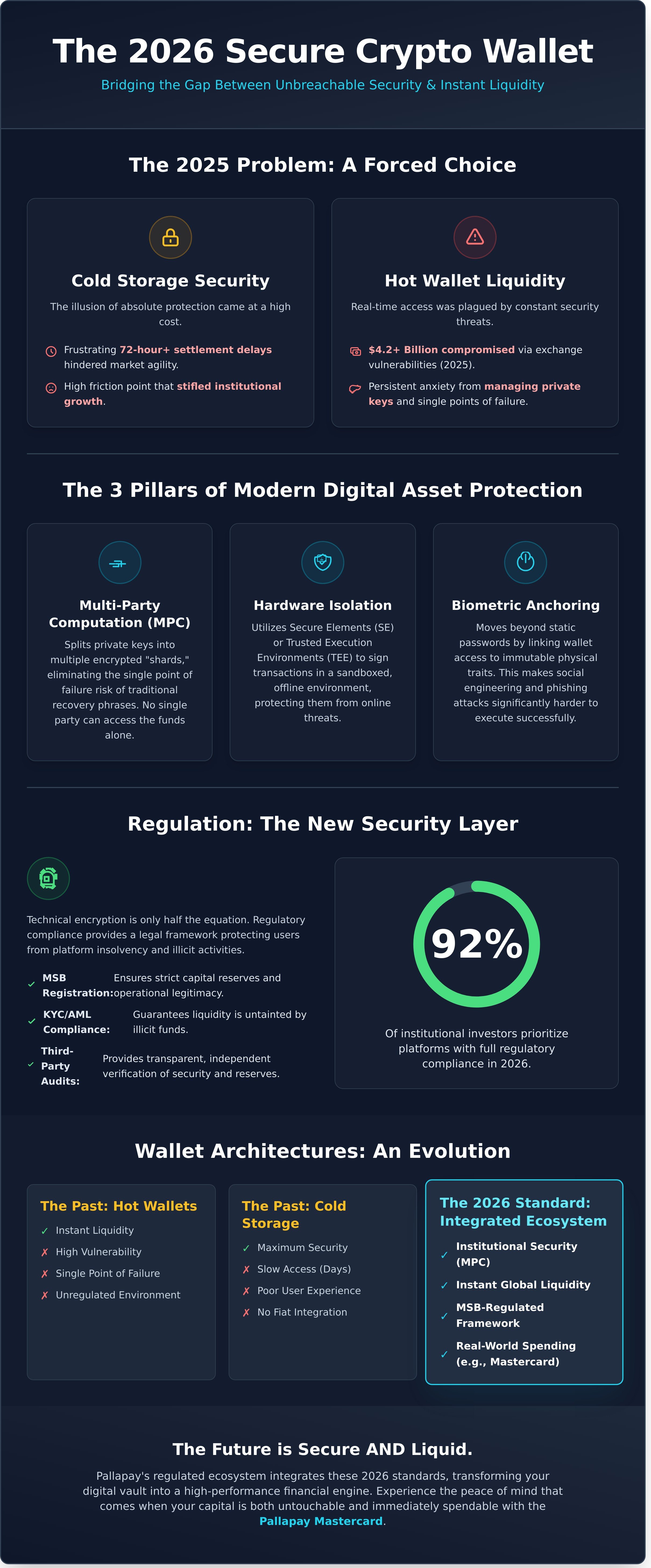 The Most Secure Crypto Wallet Solutions of 2026: A Comprehensive Guide - Infographic