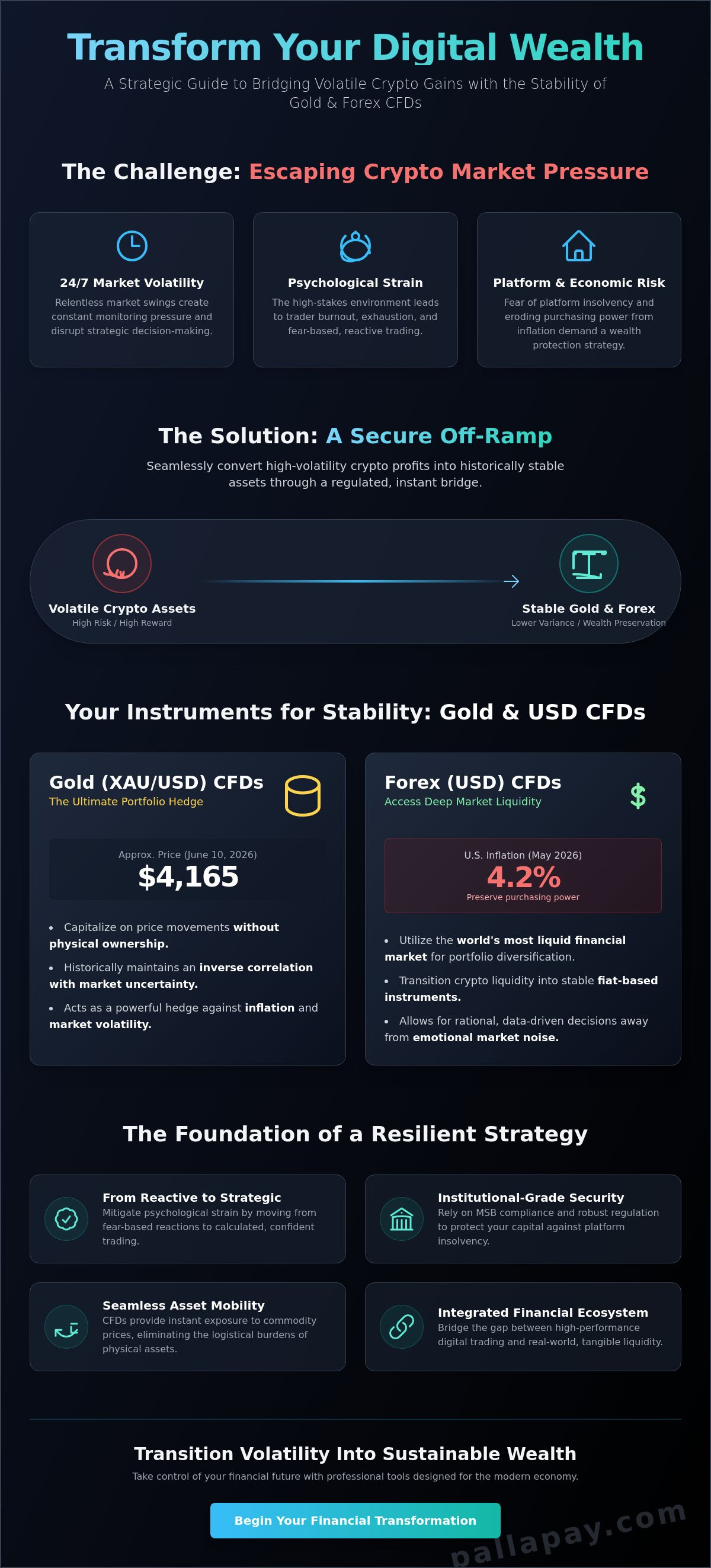 Secure Crypto Off-Ramp Strategy: Integrating Gold and Forex CFDs for Financial Stability in 2026