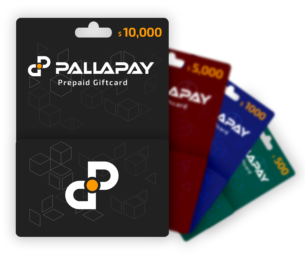 Pallapay prepaid gift card pack