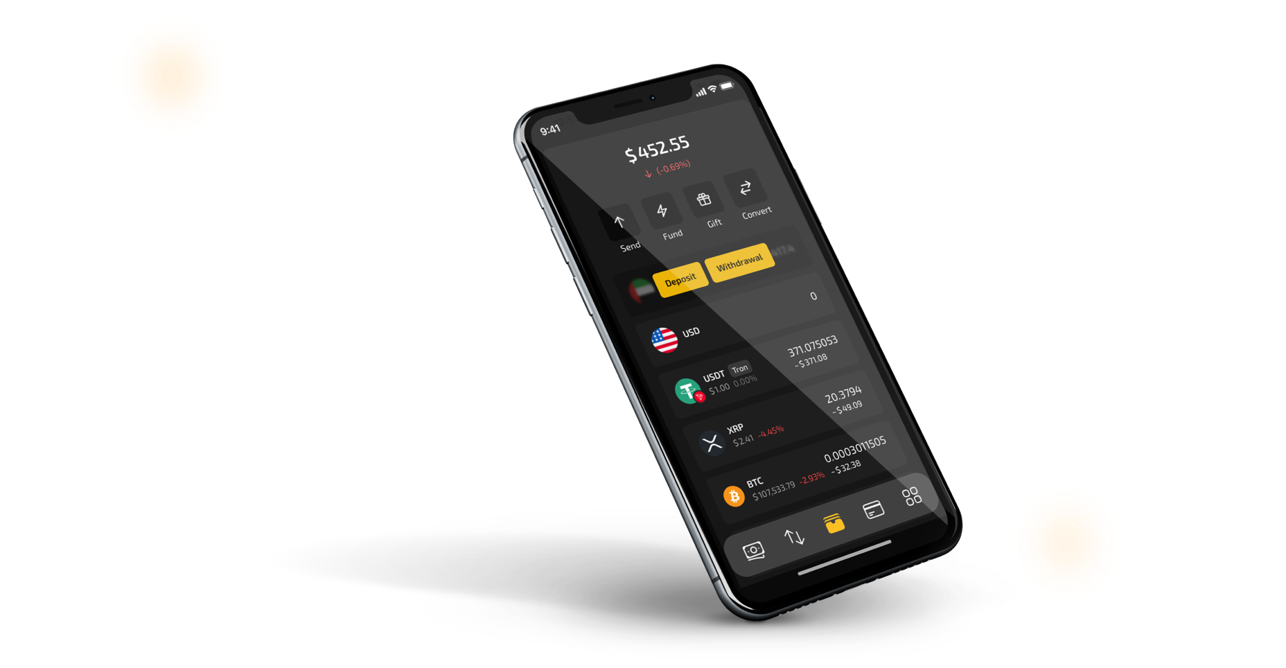 Pallapay Wallet Application Dashboard
