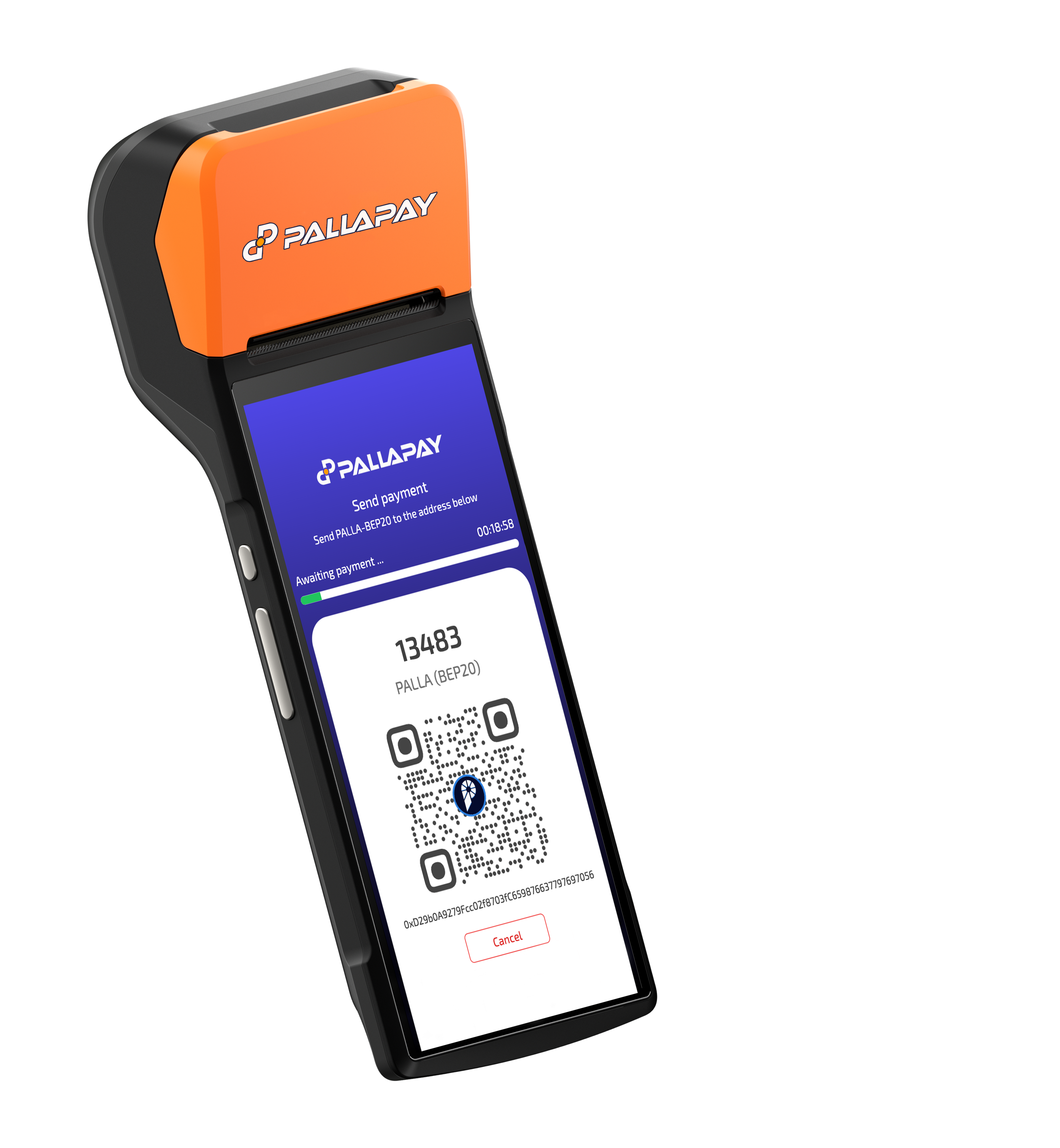 Crypto POS Device Front