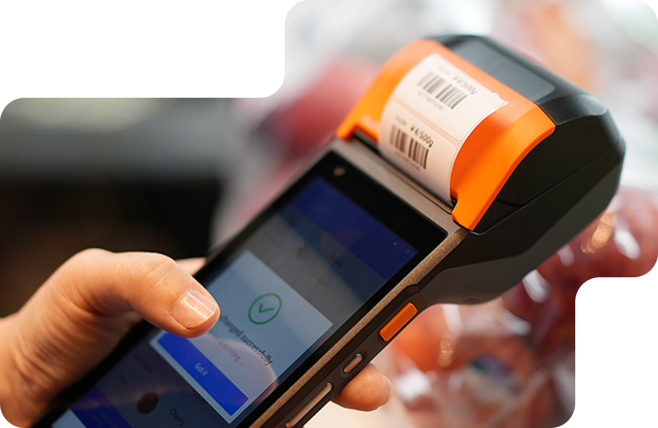 Crypto POS in use
